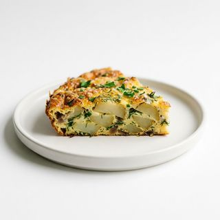 Frittata di patate vegetariana