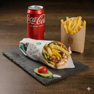 Izaberi sam gyros + Pomfrit + Coca Cola