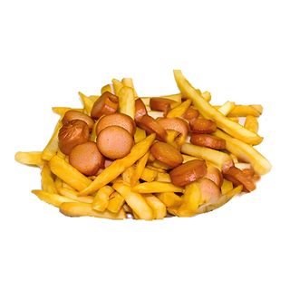 Würstel e patatine grandi