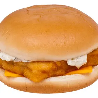 Hamburguesa de pescado + Patatas fritas + Coca cola