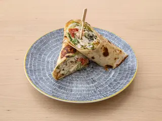 Wrap de pollo Frito