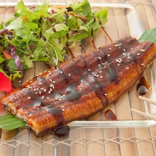 Anguila asada 