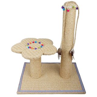 ALL4PAWS Whiskers Fiesta Grebalica za mačke Flower, 39x39x68cm (KOD AFP2851)