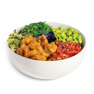 Poke pollo karaage