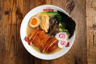 Fried chicken ramen