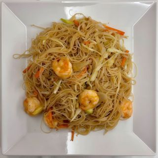 32. Fideos Chinos Fritos Con Gambas