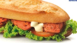 Chicken tikka baguette
