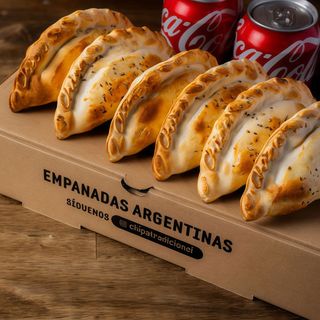 6 Empanadas + 2 Bebidas*