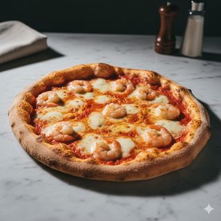Pizza gamberi (32 cm.)