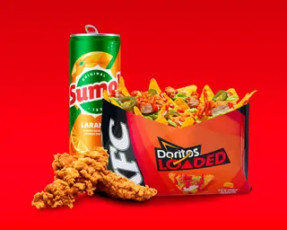 Doritos Picantes + Bebida + Acompanhamento