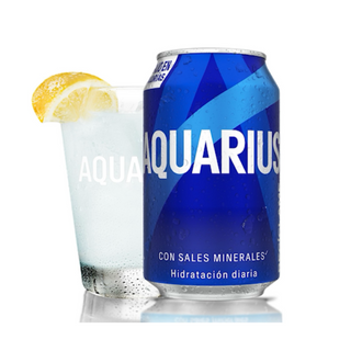 Aquarius Limón lata 330ml. 