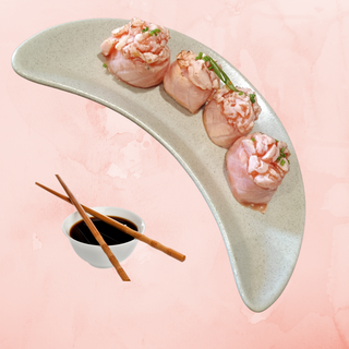 Gunkan Salmão Braseado-4 unidade