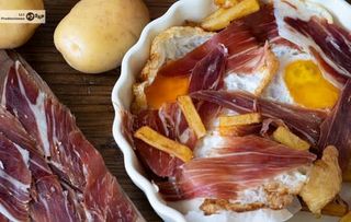 HUEVOS ROTOS CON JAMON 