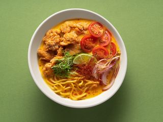 Карі лакса з куркою