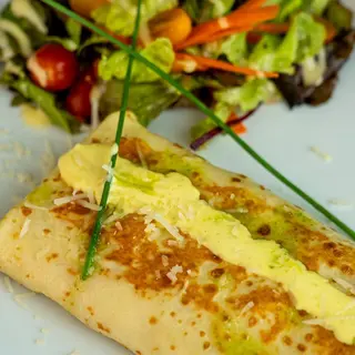 Crêpe poulet champignons