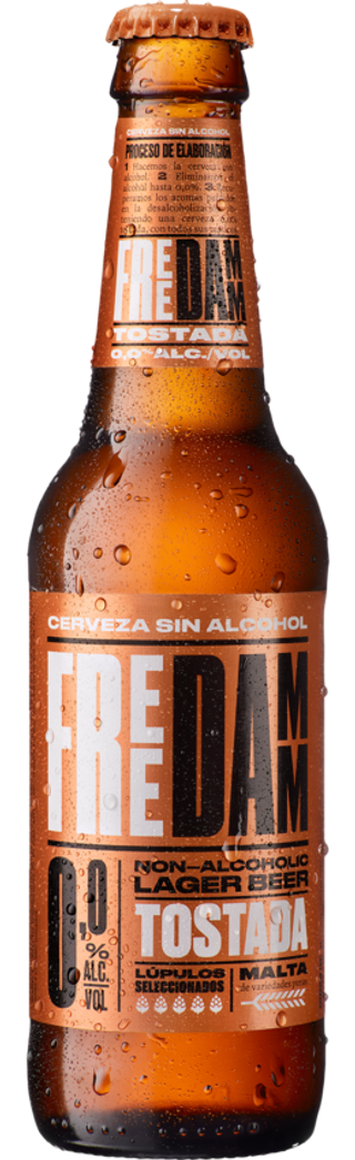 Cerveza sin alcohol, sin gluten, Freedamm Tostada (250 ml.)