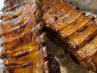 Ребра в печі на вугіллі (100g)