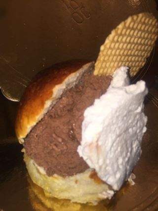 Brioche con gelato