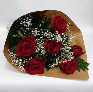 Ramo De 6 Rosas Rojas