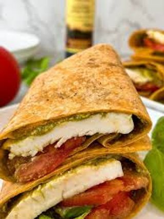 Piadina green wrap e patatine
