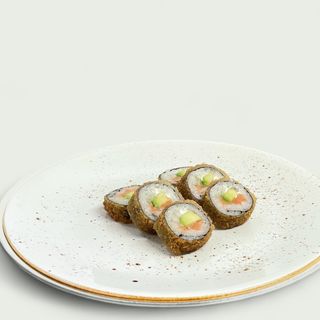 Futomaki de salmón Tempurizada (5 uds.)