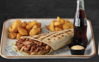 Menú Dürüm Solo Carne Completo