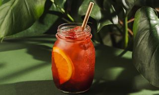 კენკრის და ფორთოხლის ლიმონათი