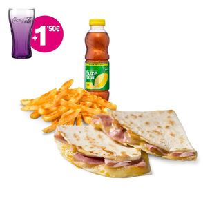 Menú Quesadilla Jamón York