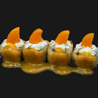 Maki Frito Con Melocoton(8 Uds.)