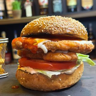 ქათმის ბურგერი