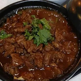 Beef Served In Hotpot