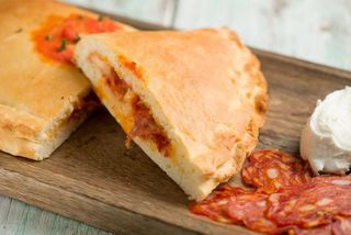 Calzone salsiccia e ventricina