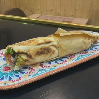 Falafel En Rollo De Pitta Al Grill