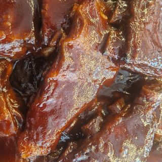 Costillas en salsa BBQ