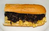 Bocadillo de morcilla de burgos