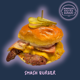 Smash Burger + Patatas + Bebida