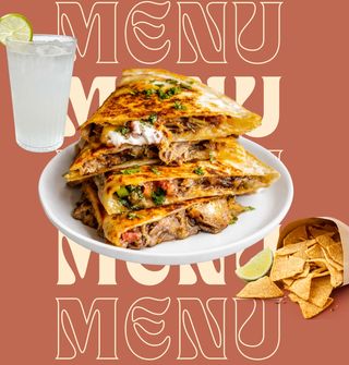 Menu Quesadilla (Com Nachos e Bebida)