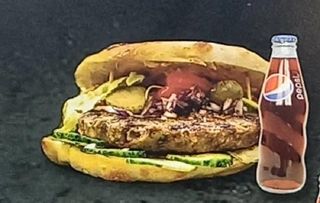 Meniu plescavita + Pepsi