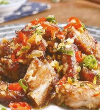 Puntine di maiale sale e pepe