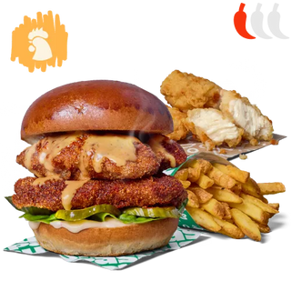 PODWÓJNY SUNSET CHICKEN ZESTAW POWIĘKSZONY