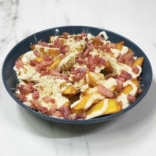 Patate a Spicchi Gricia