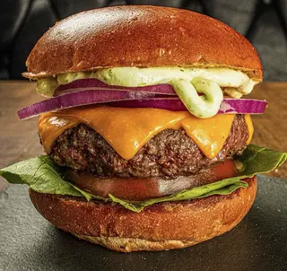 Black angus burger