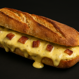 Facaccia  alla carbonara 