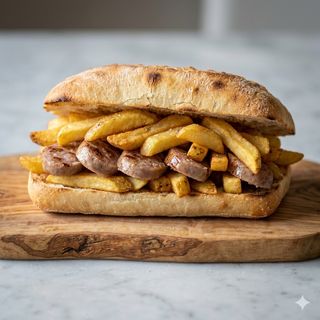 Salsiccia, patatine