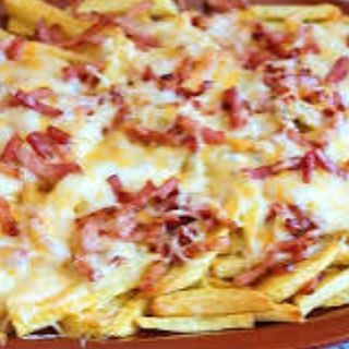 Patatas Con Bacon Y Cheddar