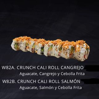 W82B. CRUNCH CALI ROLL CON SALMÓN