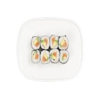 hosomaki salmón fresco con aguacate, bandeja (6 uds.)