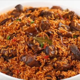 Goat Meat Jollof Rice
