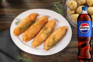 Kotlet de volaille + Pepsi 330ml