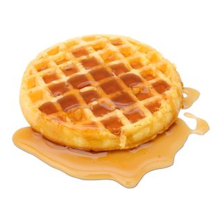 Gofre Con Sirope De Caramelo